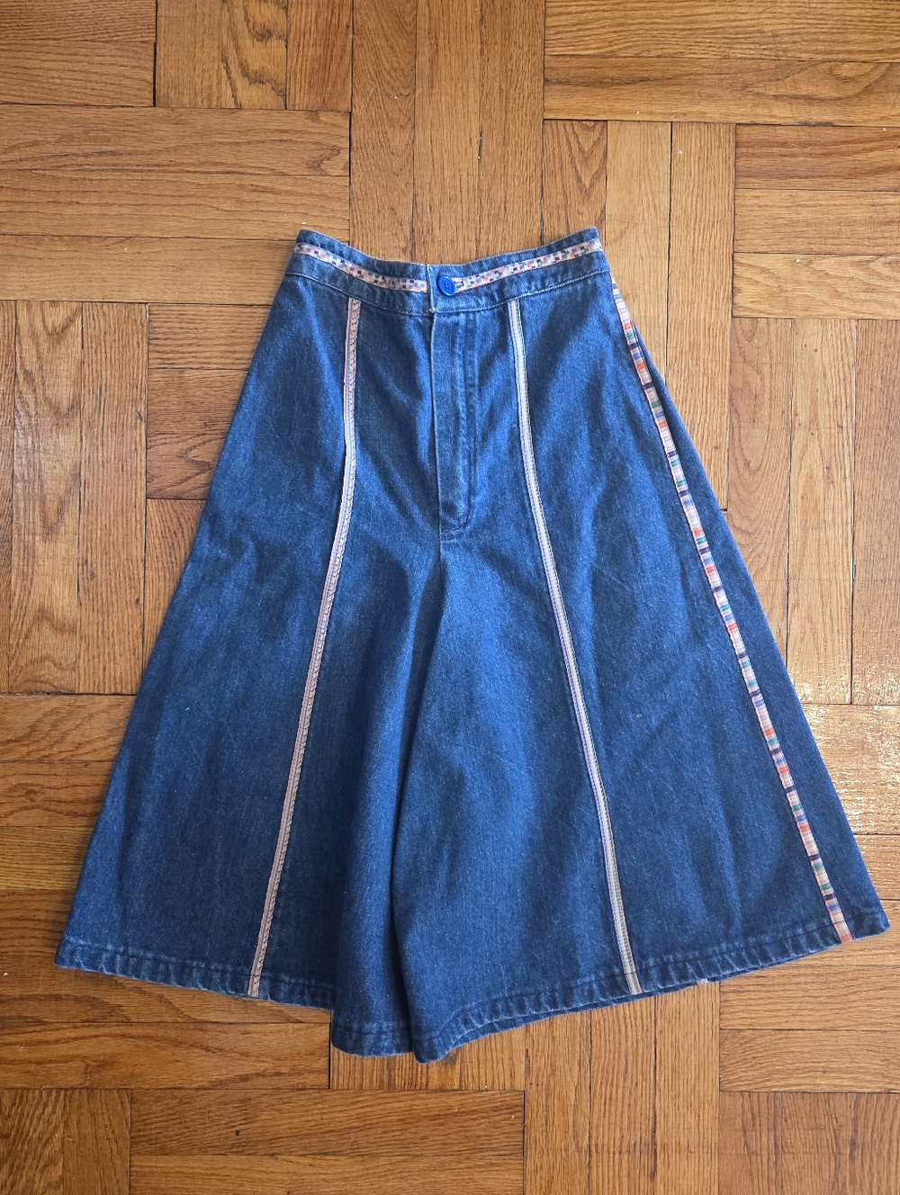 Vintage Wide Leg Capri Coulottes